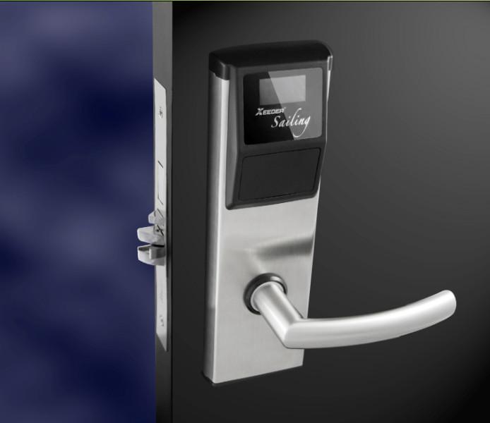供应用于海南智慧酒店的专业批发防盗门锁，手机开门，微信开门酒店智能门锁