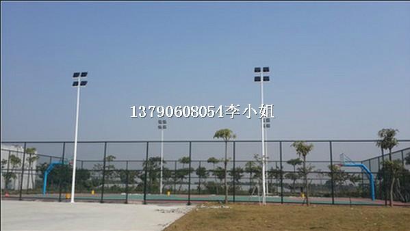 供应广东圆管锥形灯杆厂家，福建8米、12米篮球场照明灯杆，灯杆批发