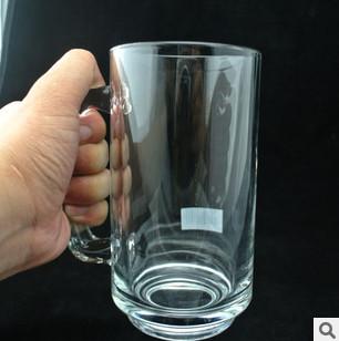 新品特价供应 450ML啤酒扎杯 创意促销礼品 果汁杯 带把杯子