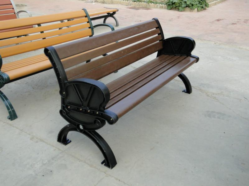 供应户外园林椅塑木休闲椅公园椅墅椅子