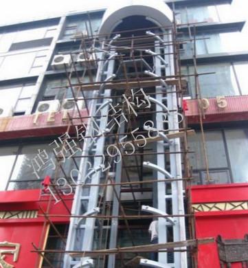 供应用于电梯安装的西安钢结构电梯井安装/电梯钢结构井道报价