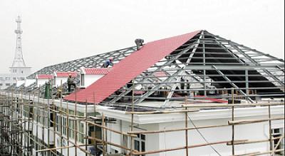 供应南京平改坡屋面、屋面平改坡、隔热屋面、钢结构平改坡