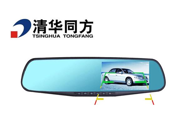 供应清华同方TF-A20车载行车记录仪4.3寸后视镜云南最好用的 批发品牌代理