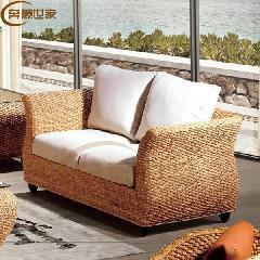 沙发供应沙发水仙藤椅沙发茶几组合广东沙发厂家 藤木手工沙发 单身公寓沙发