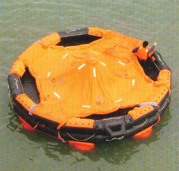 供应HNF-CR型带顶篷两面可用气胀救生筏