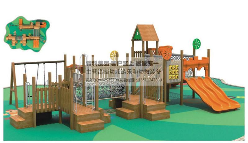 供应幼儿园大型玩具儿童组合滑梯厂家批发安装,幼儿园木制课桌椅图片